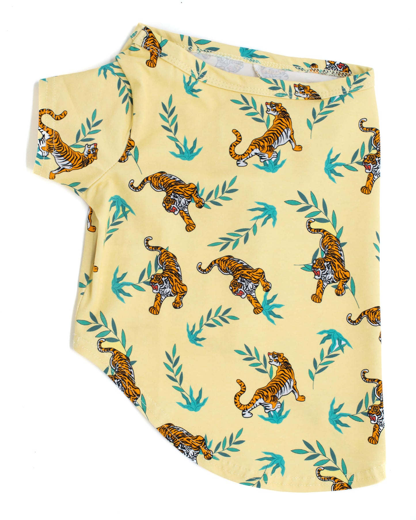Side profile of Wild Child dog shirt.