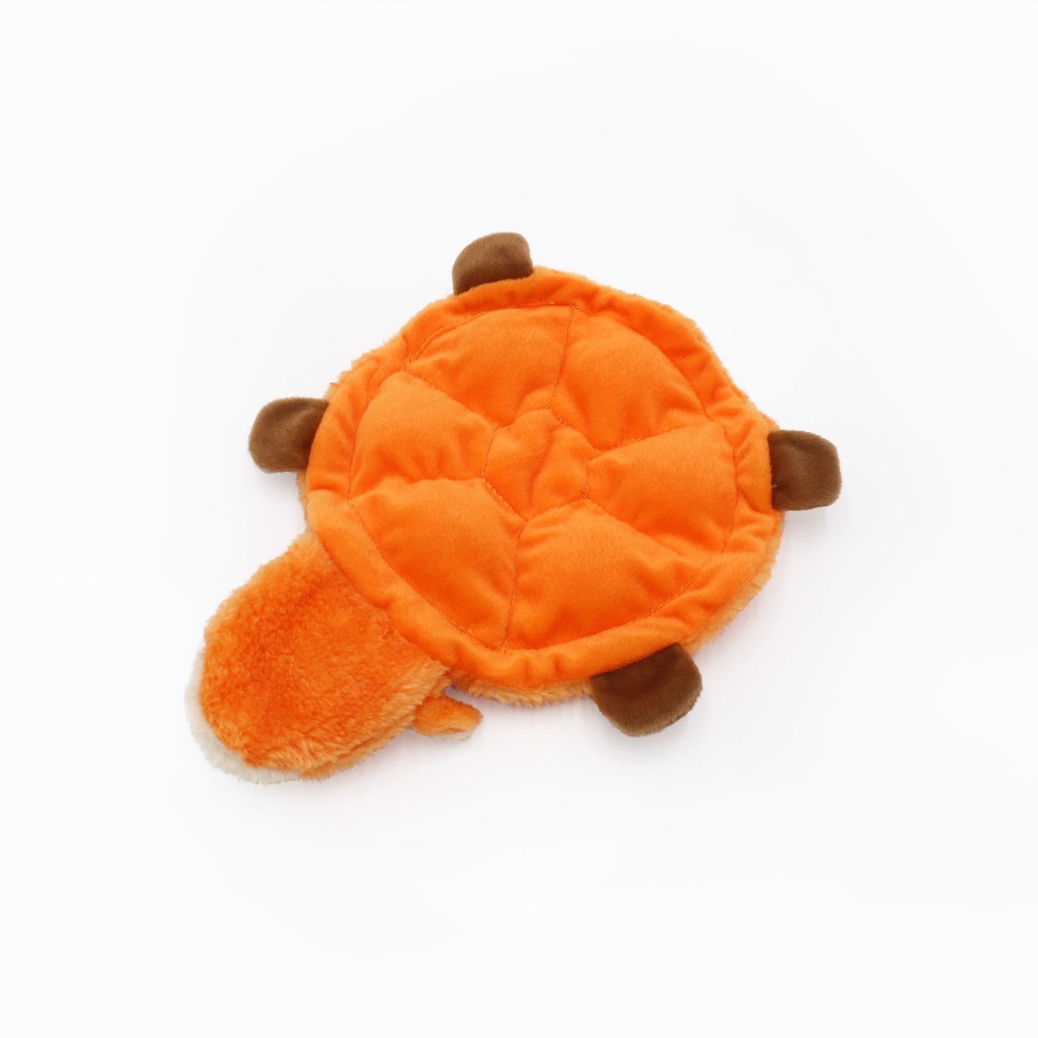 ZippyPaws Moody the Moose no stuffing squeaky crawler plush dog toy – another view