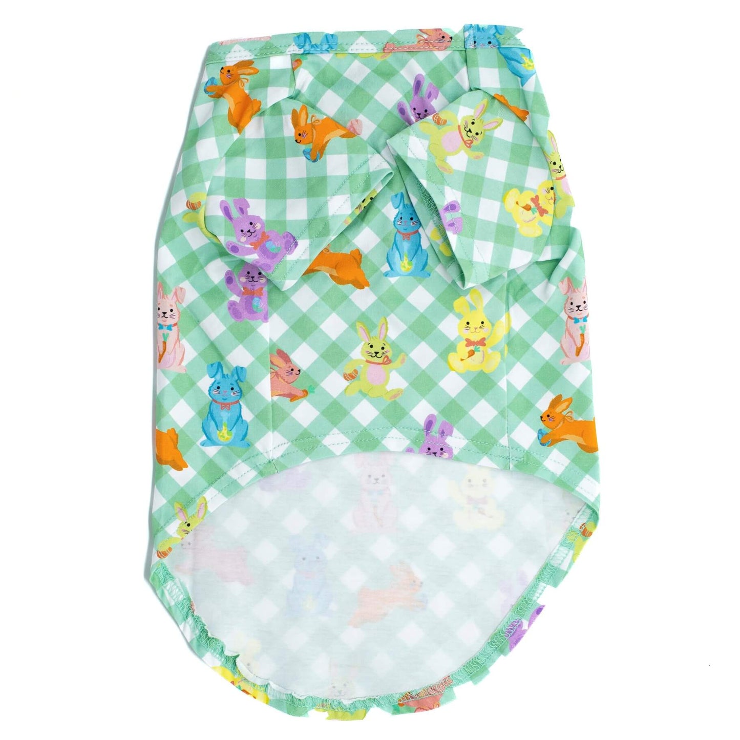 Rainbow Rabbit Easter dog shirt