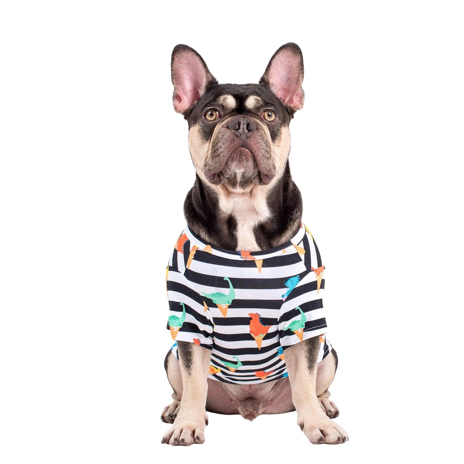 french bulldog dress shirt French Bulldog T-shirt Dress, Dapper Dog in Suit Shirt, Funny Frenchie Lover Gift, Smoking Dog Graphic Tee, Unique Pet Apparel, Nightgown