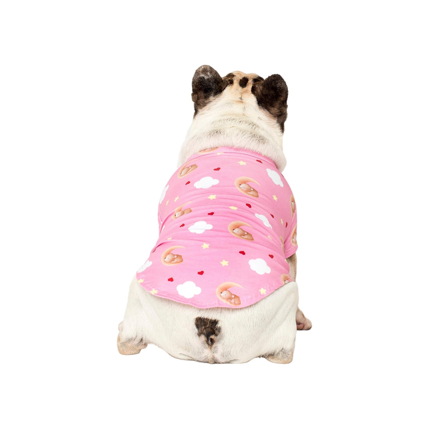 90s All Over Pink Puppy Dog 100% Cotton Short Sleeve Sleep Night