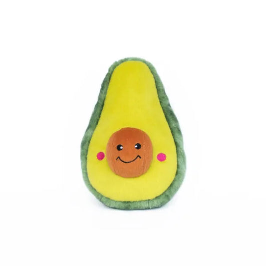 Dog toy: Zippy Paws Nomnomz avocado